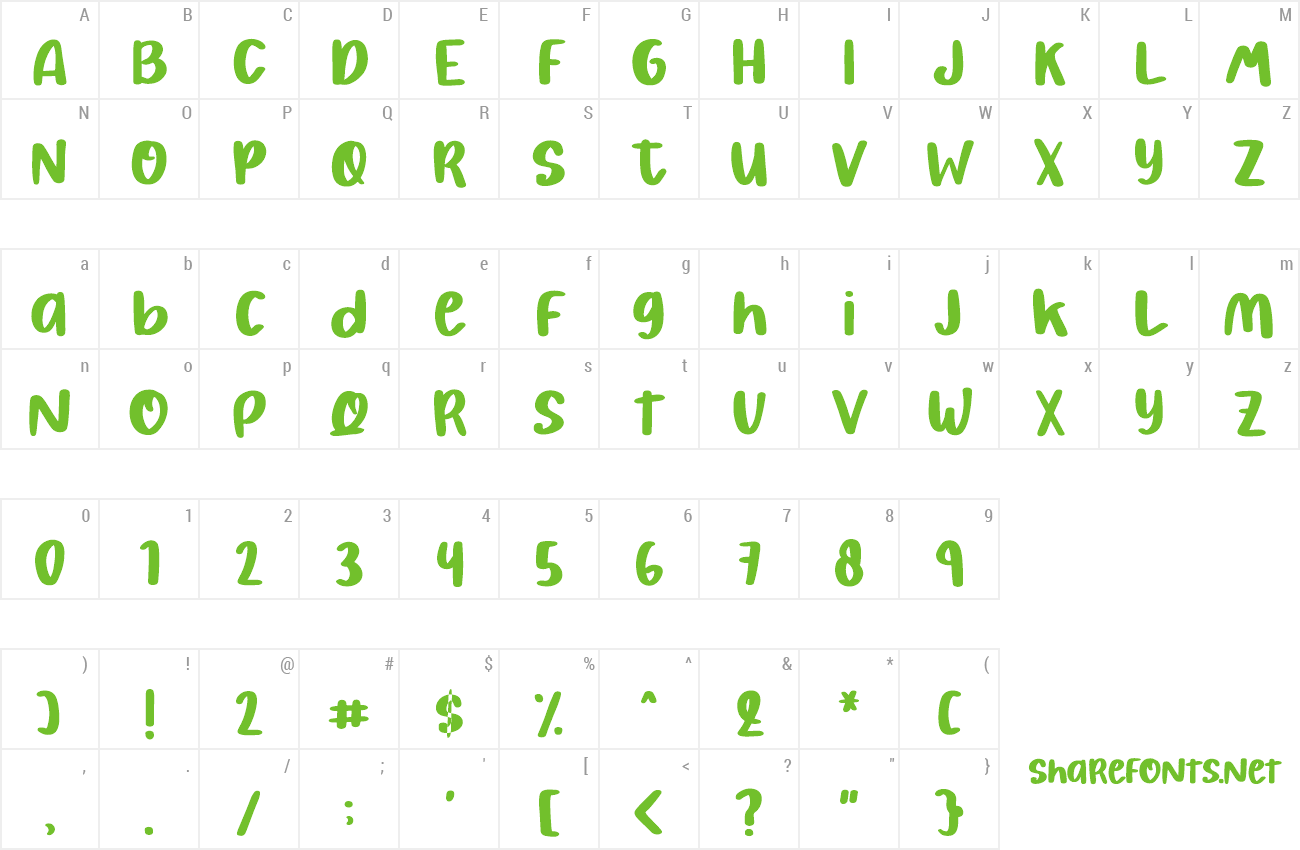 Font Pretty Bestie preview